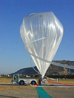 Lancement d'un ballon stratosphérique