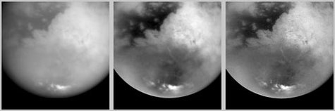 Il est difficile de dire si Huygens s'est posé sur une zone sombre ou un zone claire de Titan