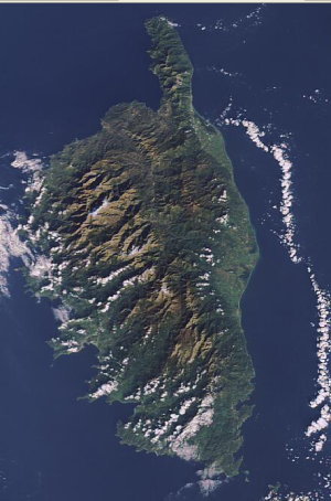 La Corse vue par le satellite Envisat