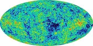 La carte montrant le début de l'univers.crédit NASA