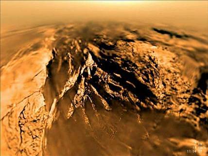 Extrait de la vidéo consacrée à la descente de Huygens sur Titan(NASA)
