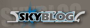 Logo de SkyBlog, site d'édition de blogs
