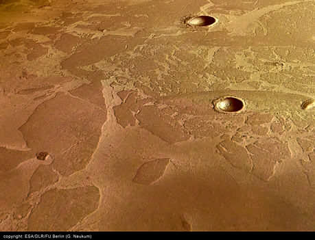 La plaine d'Elysium sur Mars cacherait-elle un océan glacé ?(ESA/DLR/FU Berlin (G. Neukum))