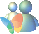 Logo de MSN Messenger, la messagerie instantanée de Microsoft.