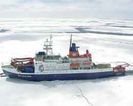 Le navire PolarsternCrédit : http://www.awi-bremerhaven.de