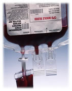 Poche de transfusion sangine