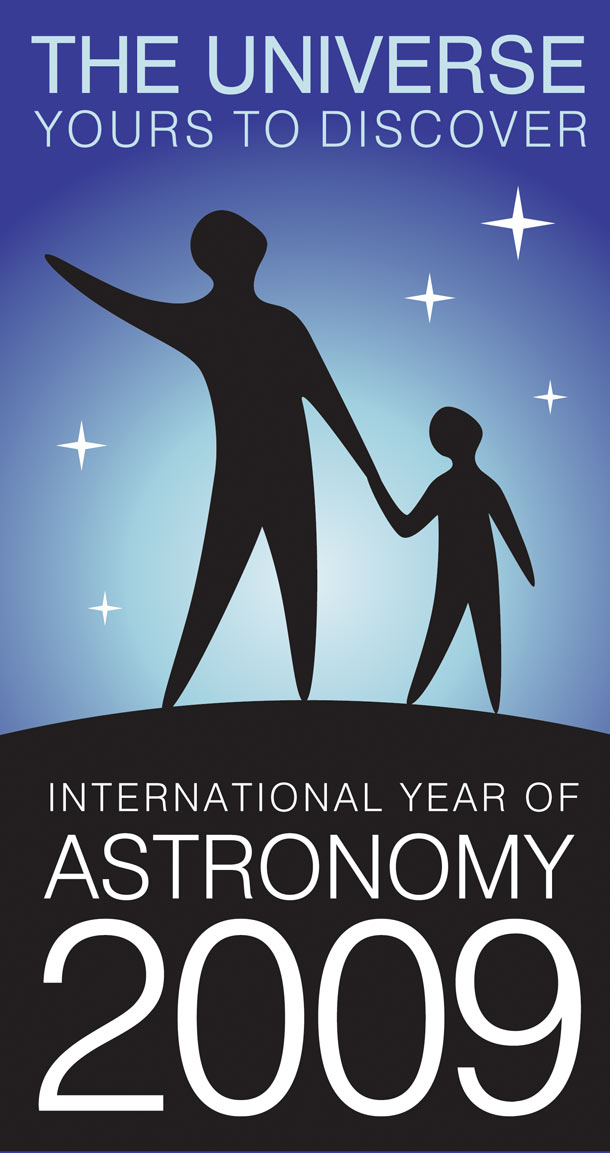 Un logo pour une année d'astronomie mondiale. © AMA09