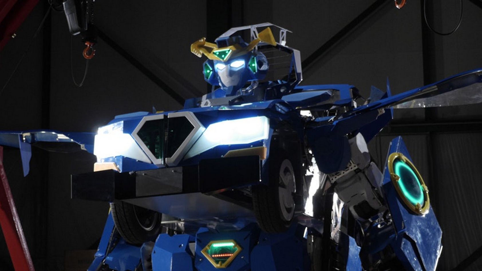 La voiture Transformer J-deite RIDE de Brave Robotics. © Brave Robotics