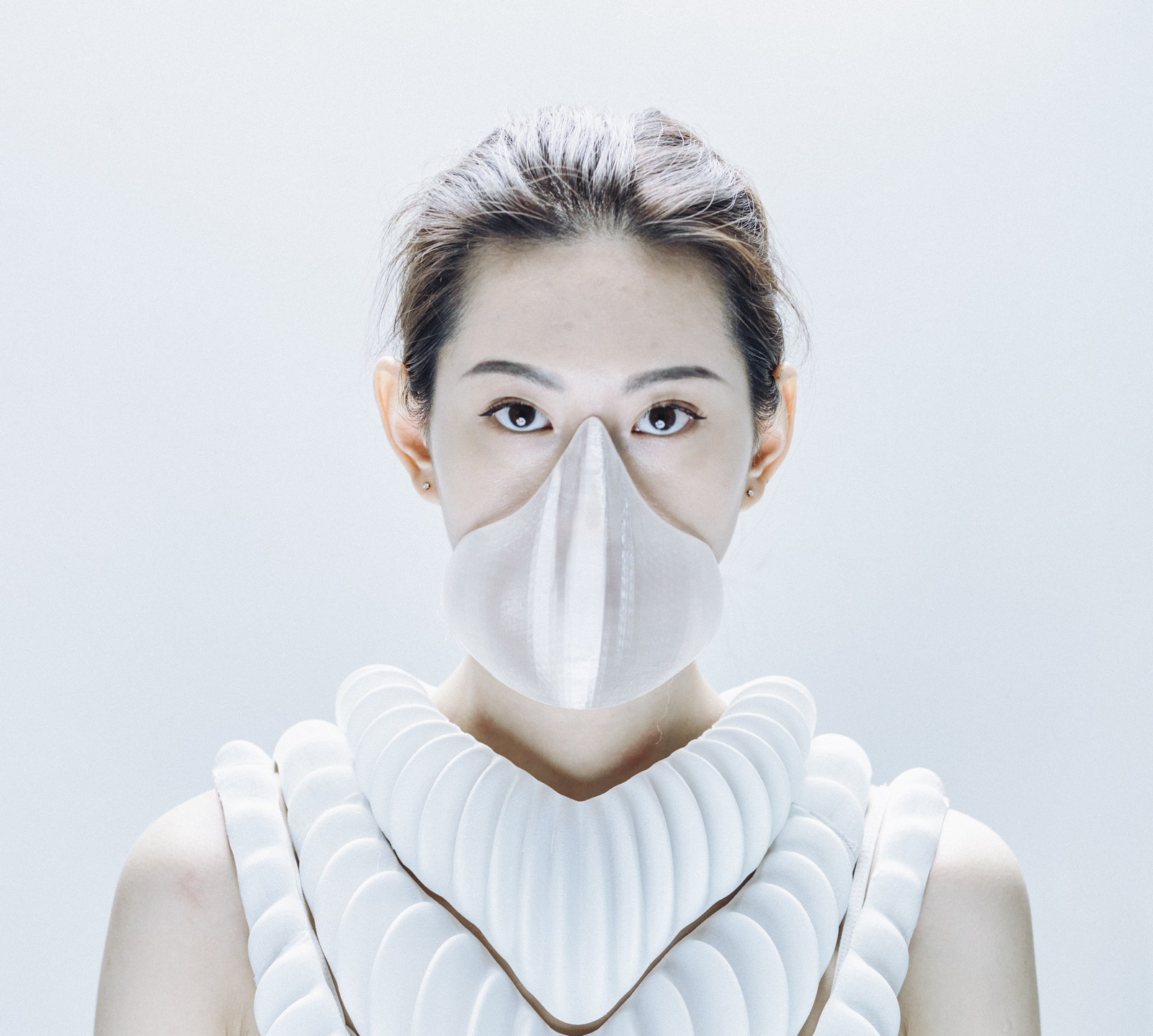 Le masque Amphibio pourrait nous transformer en poisson ! © Mikito Tateisi/Model
