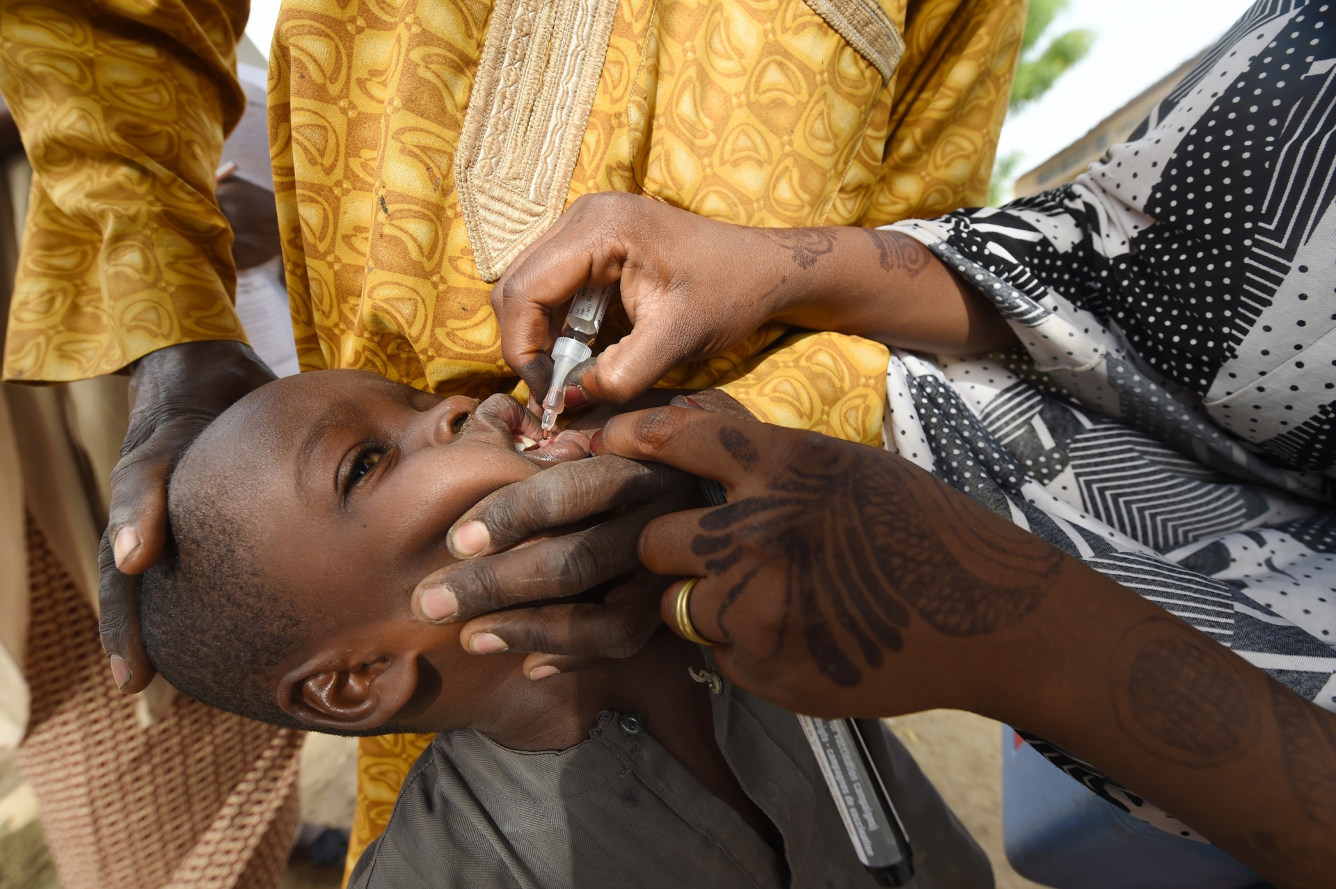La polio est officiellement éradiquée du continent africain, selon l'OMS. © Pius Utomi Ekpei, AFP