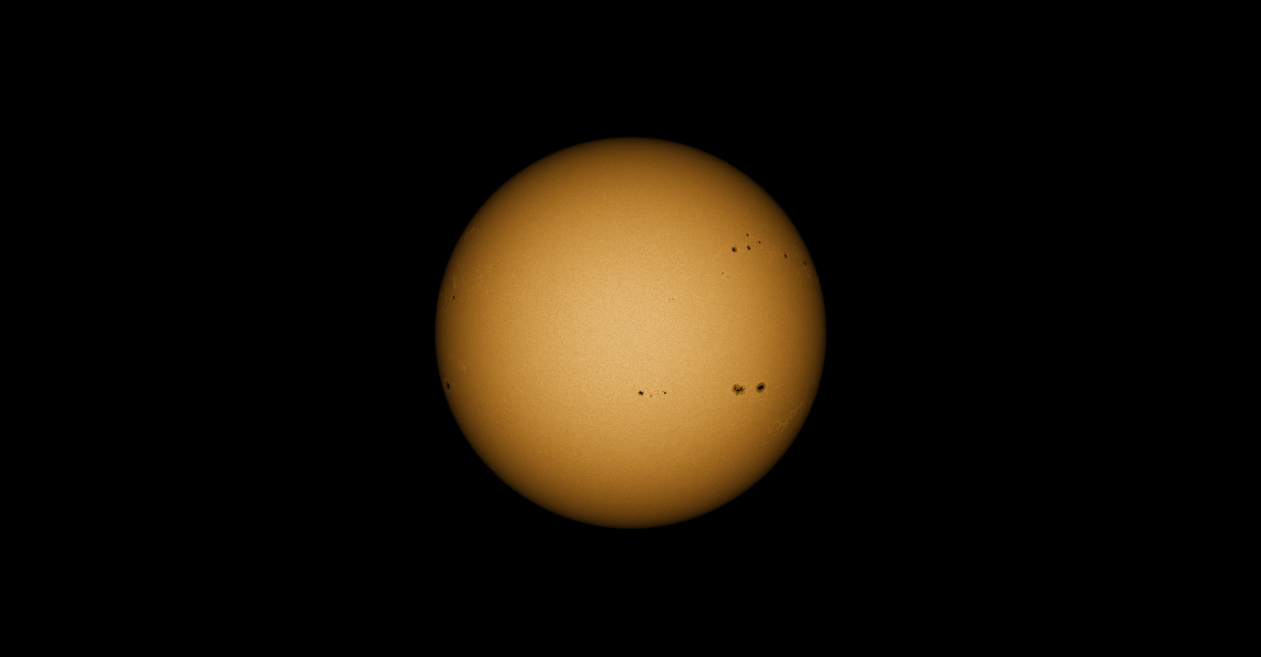 Le nombre de taches sur notre Soleil au mois de juin 2023 a dépassé toutes les attentes. Ici, une image de notre étoile en mai 2023. © It4All, Adobe Stock