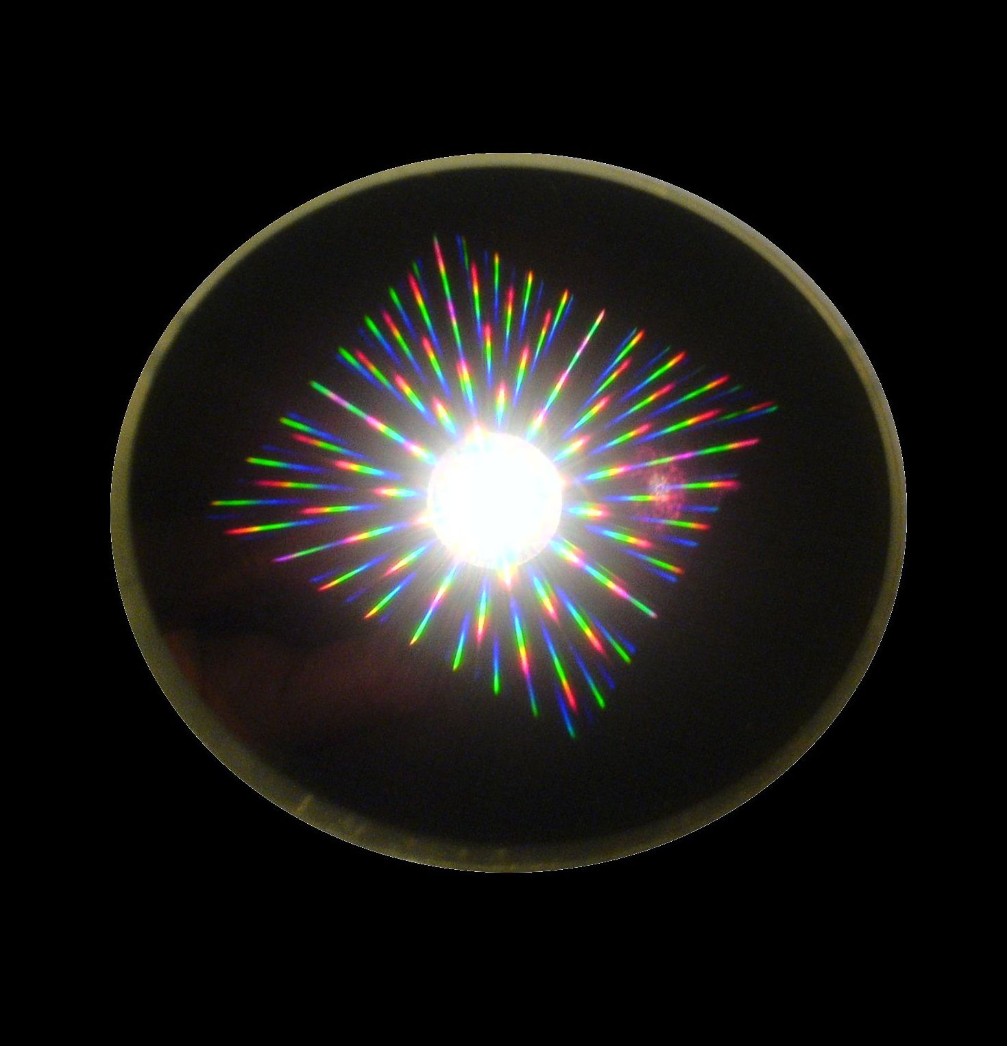 Un réseau de micro-aimants du NIST diffusent la lumière de façon bien spécifique comme le montre cette image. Crédit : G. Zabow, NIST/NIH