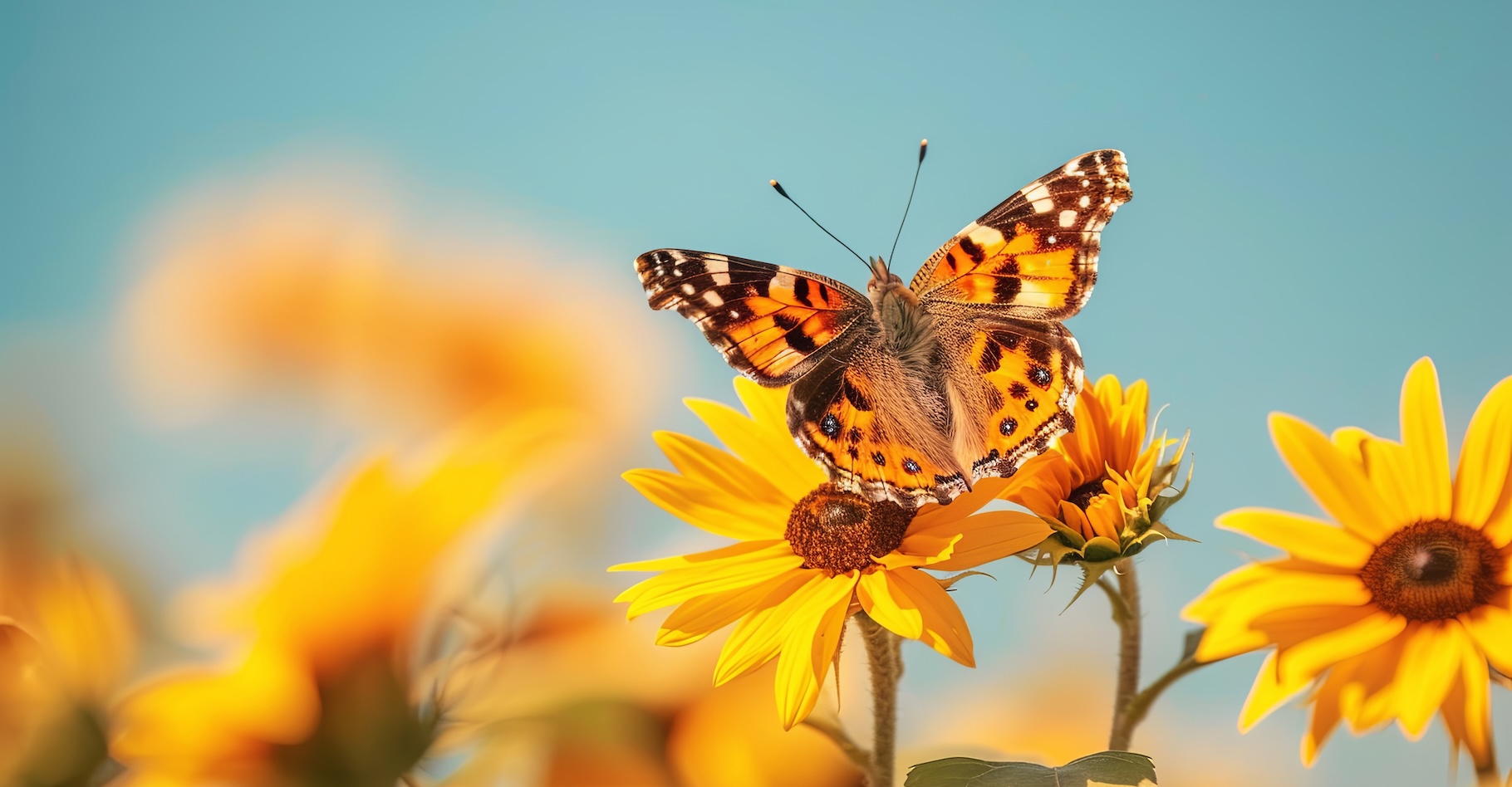 Des chercheurs ont retracé la migration de papillons Belle-Dame à travers l’Atlantique. © Mari, Adobe Stock