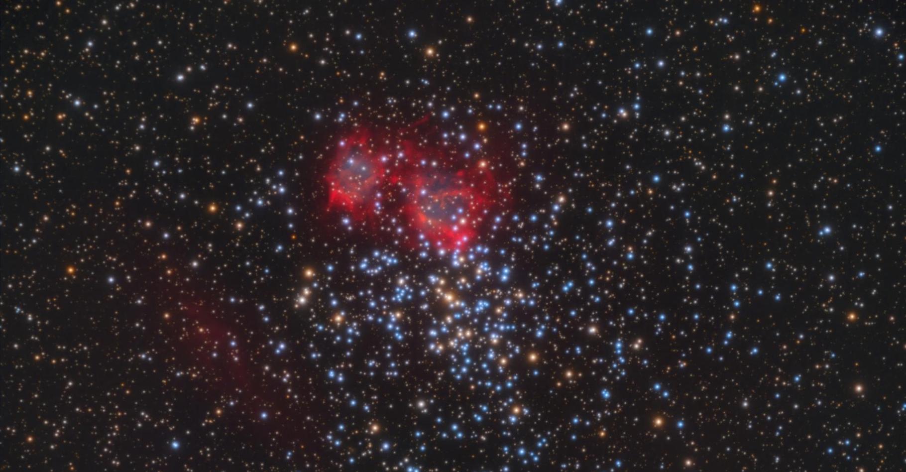 Des chercheurs de l’université de Tübingen (Allemagne) ont étudié l’étoile centrale de cette nébuleuse planétaire dans l’amas ouvert M37. © Université de Tübingen