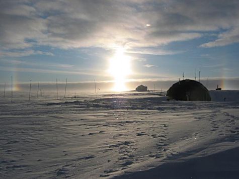 Le camp NorthGrip au Groenland. Crédit NorthGrip
