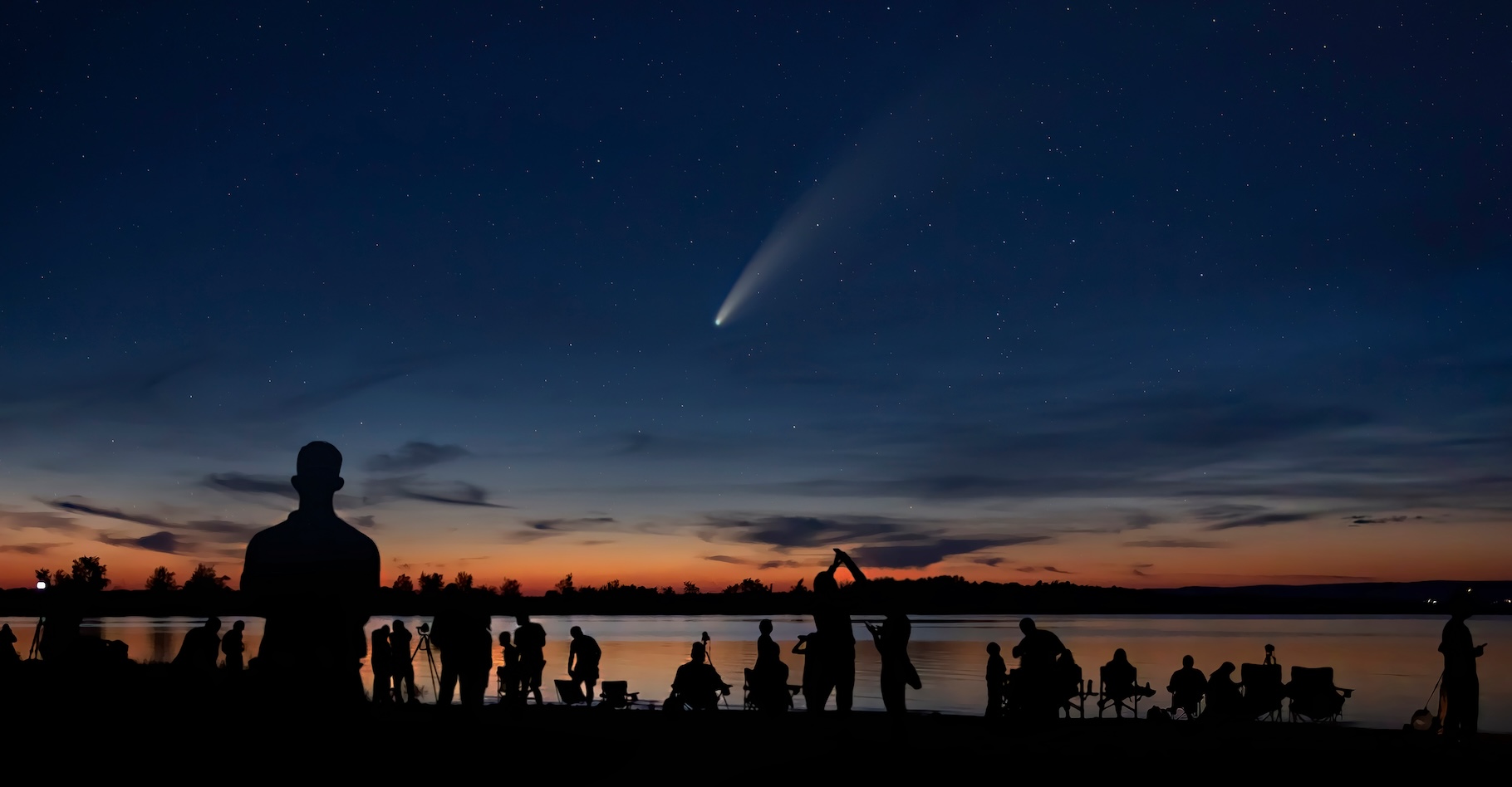 Tous les astronomes amateurs sont prêts à admirer le spectacle que promet de nous offrir la comète C/2023 A3 Tsuchinshan-Atlas. © Jim Cumming, Adobe Stock