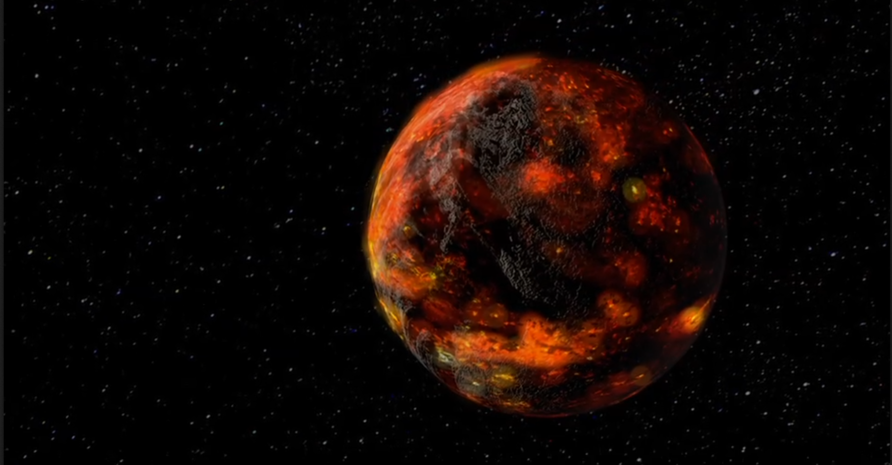 Au moment de sa formation, la Lune a été recouverte d’un océan de magma. Très vite, celui-ci a commencé à se solidifier, formant une croûte de surface. En dessous, le magma a mis près de 200 millions d’années à se solidifier totalement. Une observation qui a permis aux astronomes du Centre allemand pour l’aéronautique et l’astronautique (DLR) de déterminer l’âge de la Lune : environ 4,425 milliards d’années. © Goddard Space Flight Center, Nasa