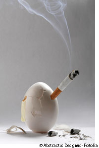 Le tabac est nocif pour les cellules germinales du fumeur et de son futur enfant. © Abstractus Designus / Fotolia