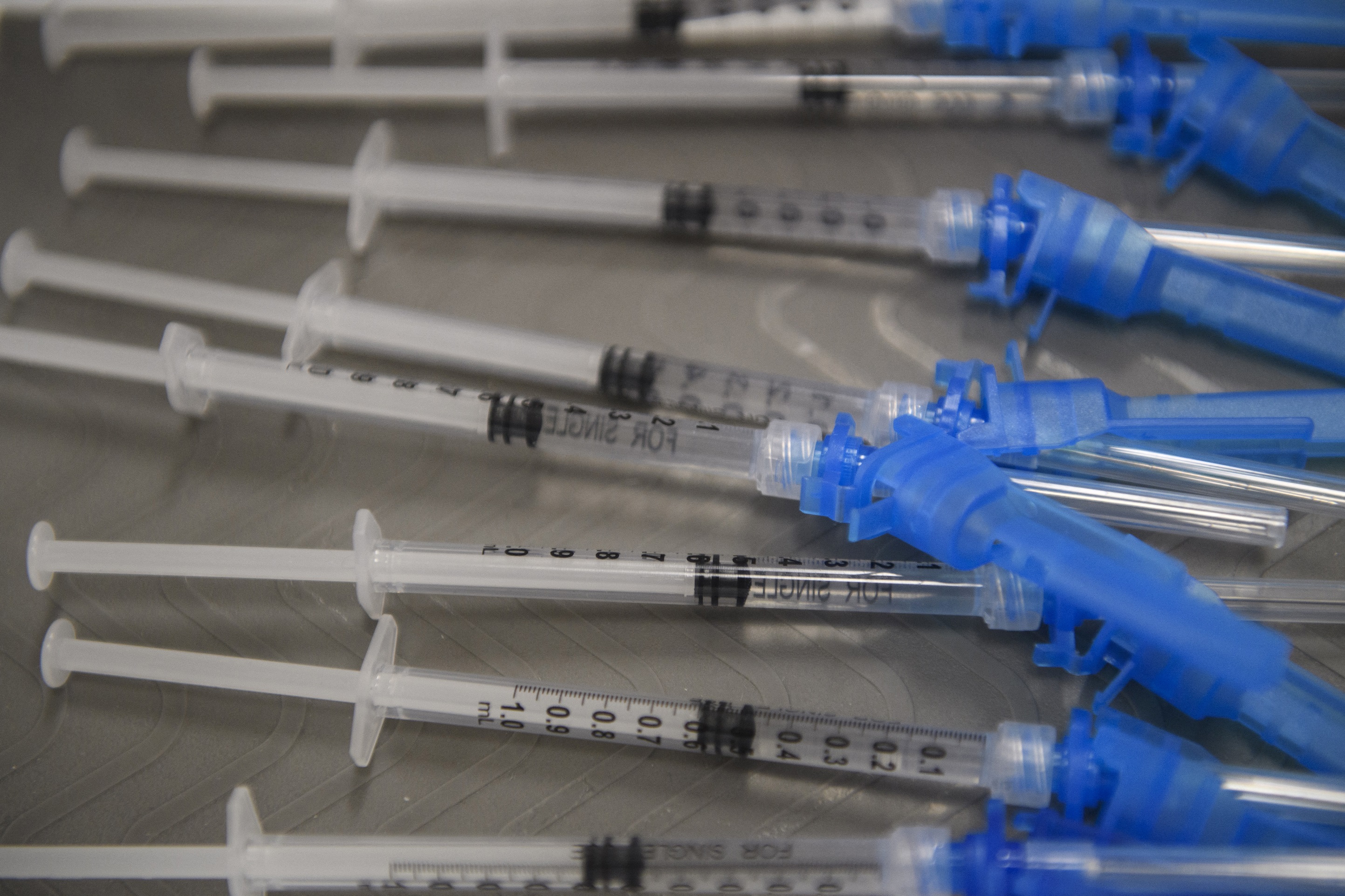 Le vaccin Johnson &amp; Johnson (Ad26.COV2.S) a démontré une efficacité de 85 % contre les hospitalisations liées à la&nbsp;Covid-19. © Patrick T. Fallon, AFP