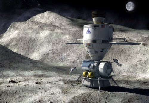 Une mission habitée sur un astéroïde, voire autour de Mars, pourrait préfigurer le débarquement d'humains sur la Planète rouge. Crédit Nasa