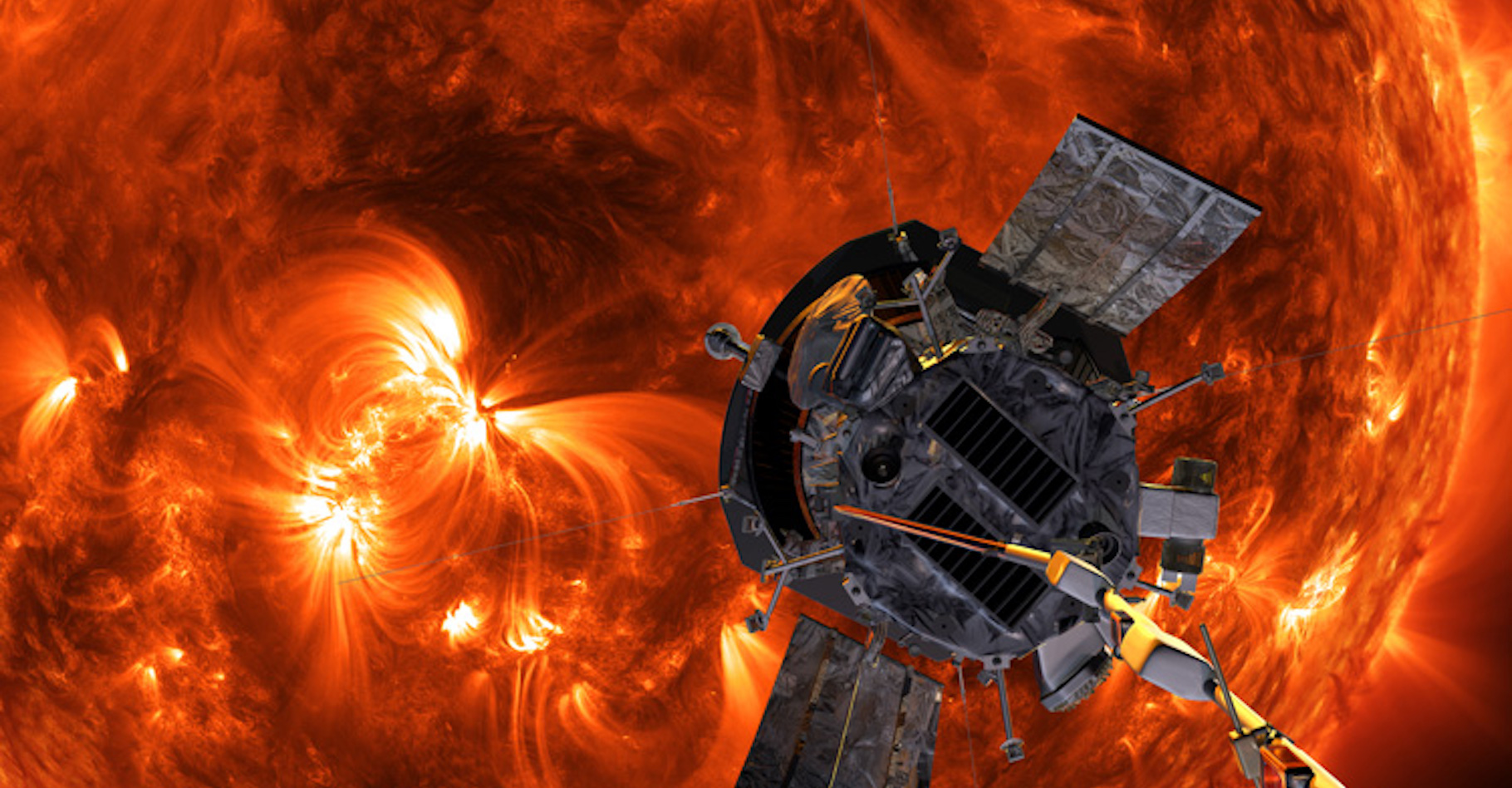 Un passage de la mission Parker Solar Probe au plus près de notre Soleil livre des informations cruciales sur le vent solaire. © Université de Californie