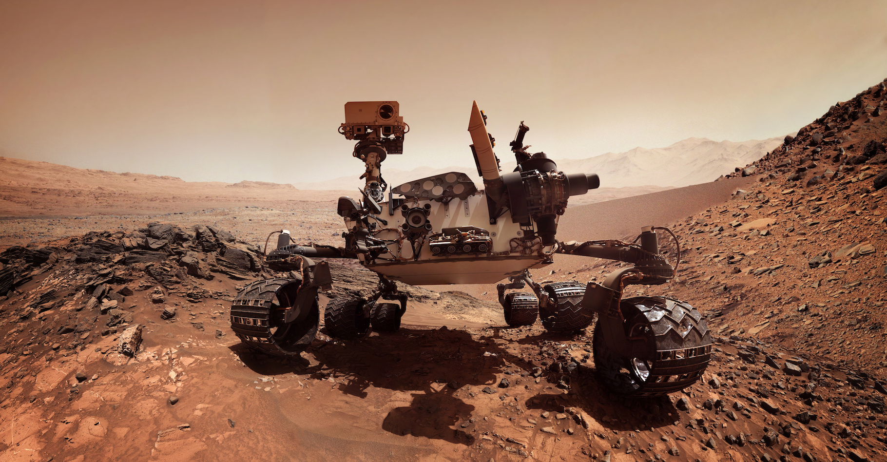 Depuis son arrivée sur Mars, le rover Perseverance recueille des informations qui pourraient mettre les chercheurs sur les traces de formes de vie extraterrestre. Il vient de mettre au jour des molécules organiques qui pourraient constituer de précieux indices. © Tryfonov, Adobe Stock