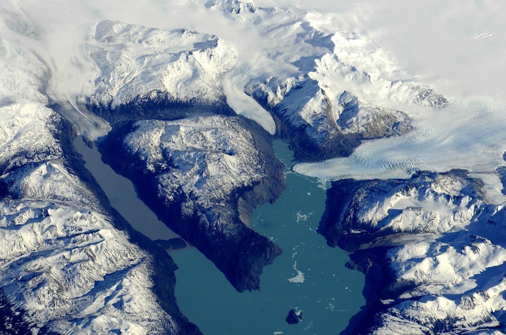 Glaciers en Patagonie. © Fyodor Yurchikhin/Russian Space Agency Press Services  