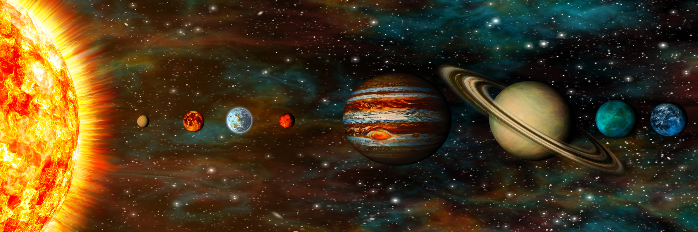Les planètes de notre Système solaire. © tmass, Fotolia