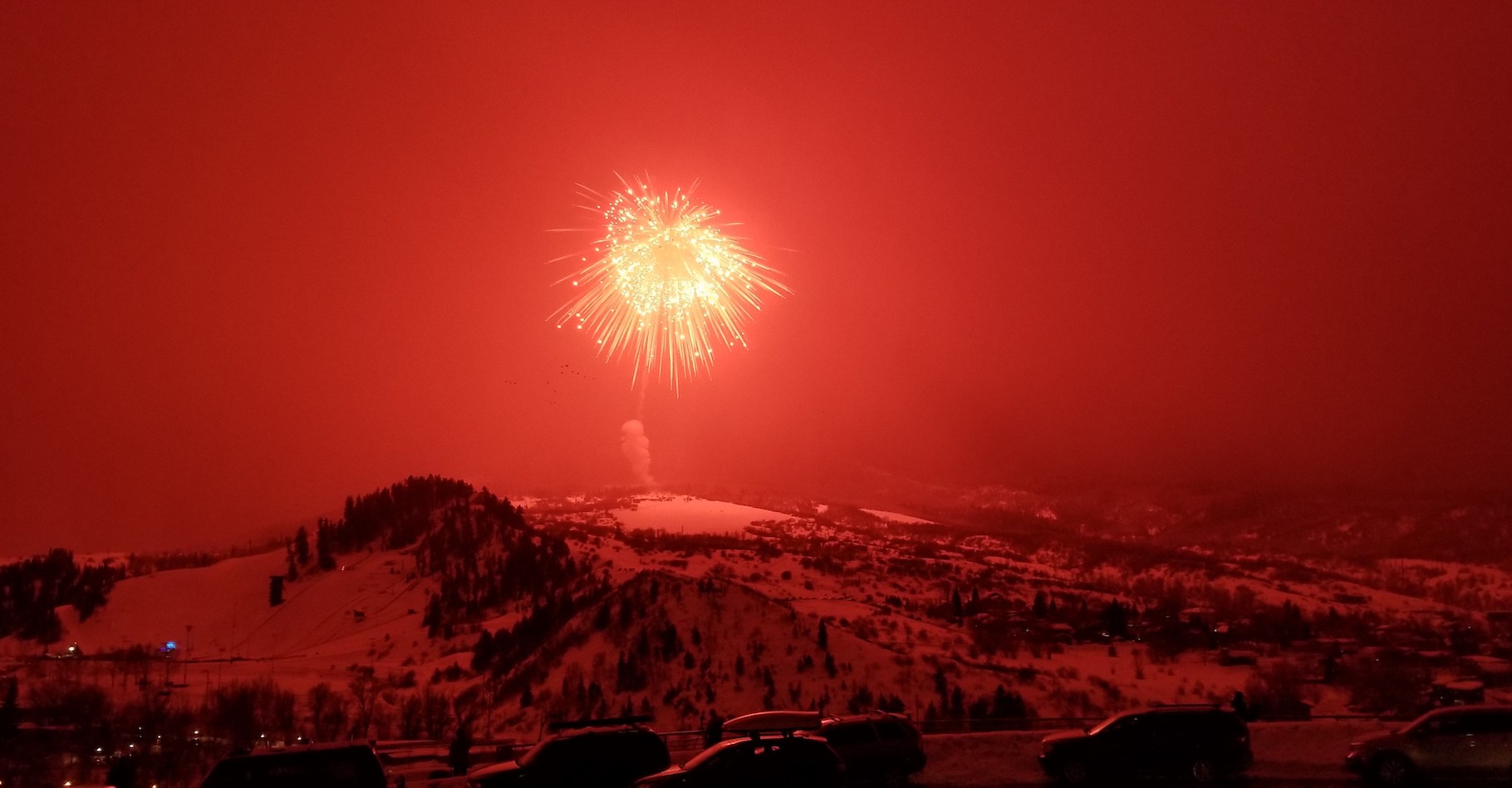 C’est à Steamboat Springs, dans le Colorado (États-Unis), que le record de la plus grosse pièce de feu d’artifice a été battu ce samedi. © Steamboat Fireworks