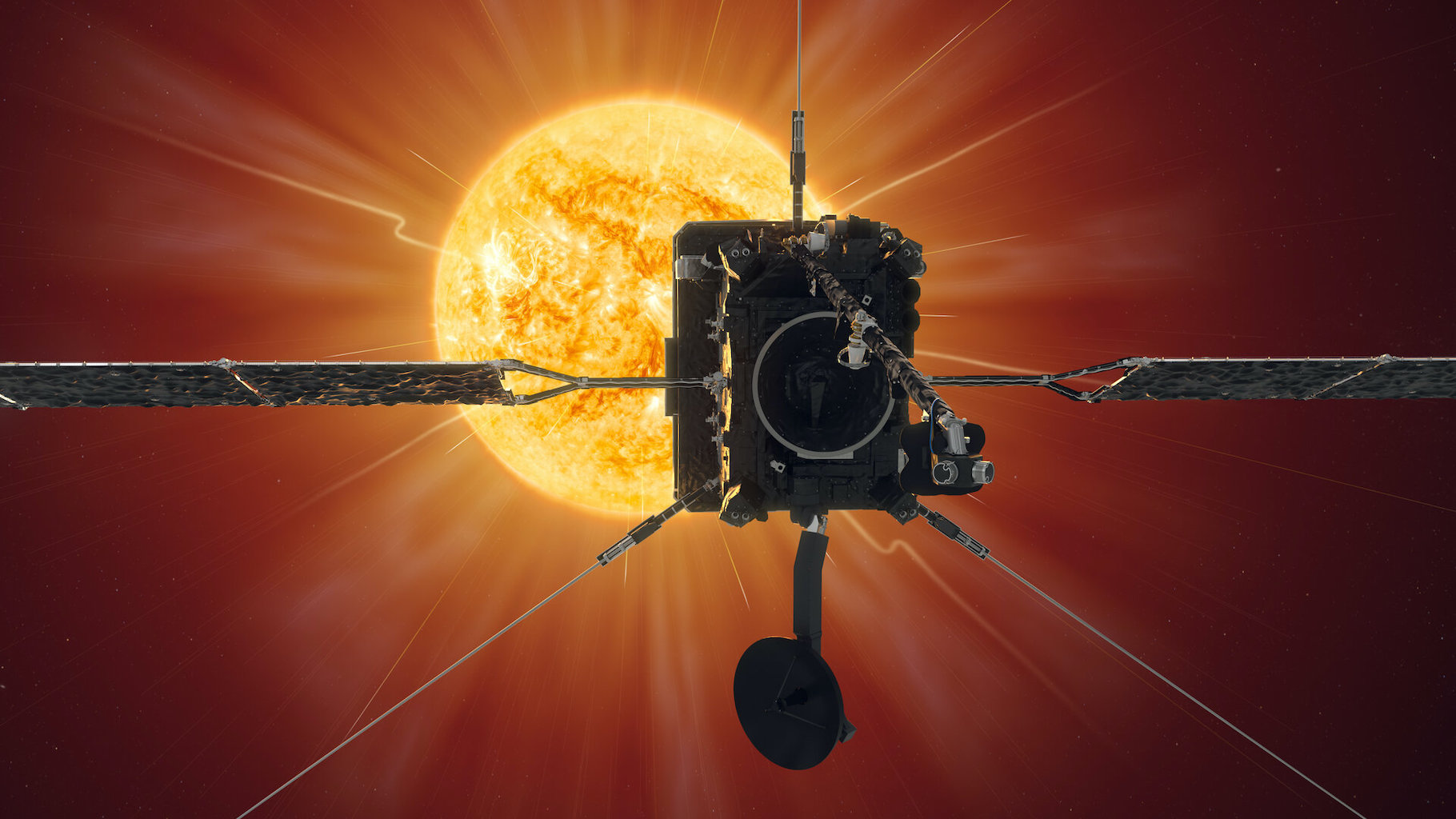 Vue d'artiste de Solar Orbiter. © ESA