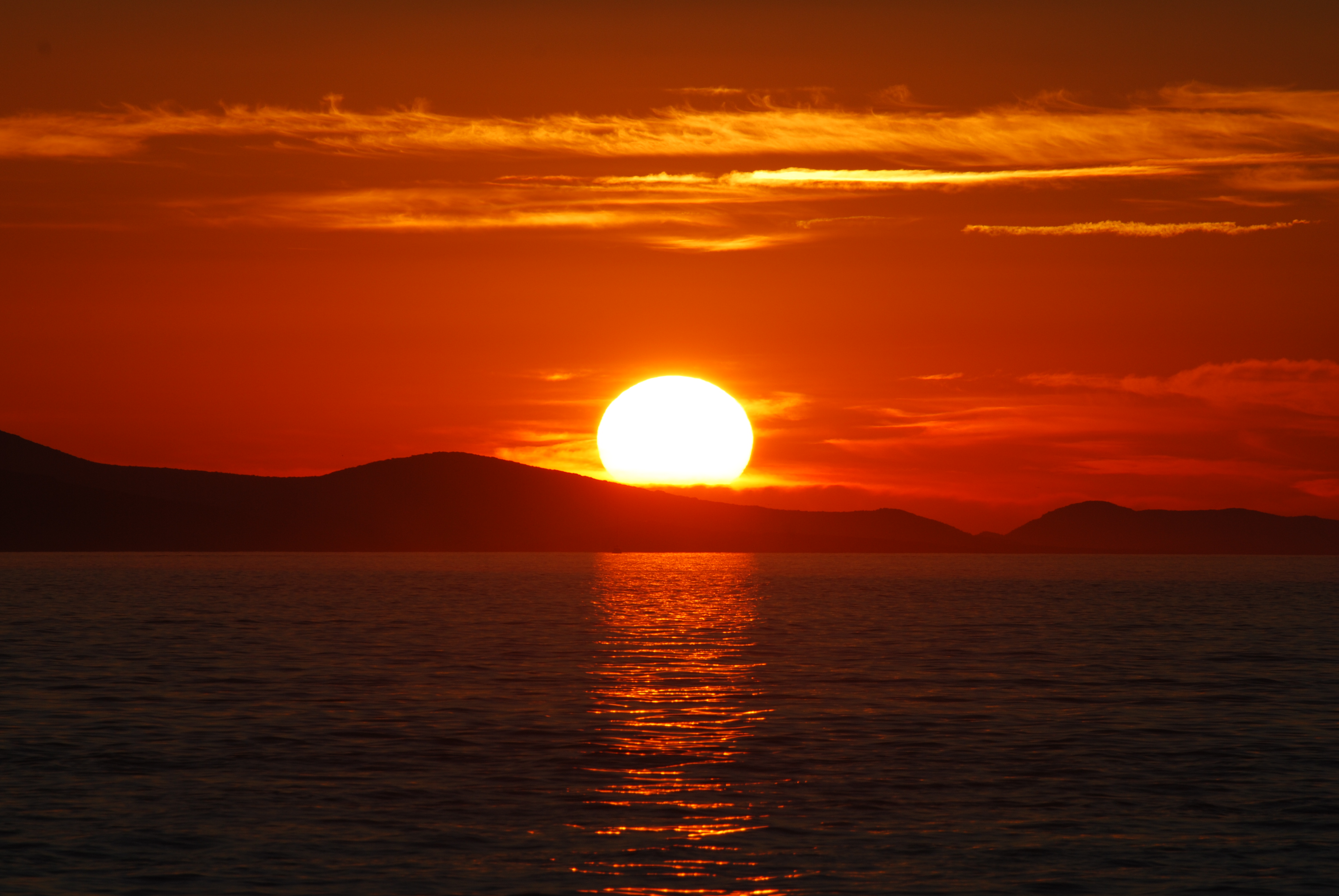 Coucher de Soleil en Croatie. © Wikipédia cc by sa 2.5