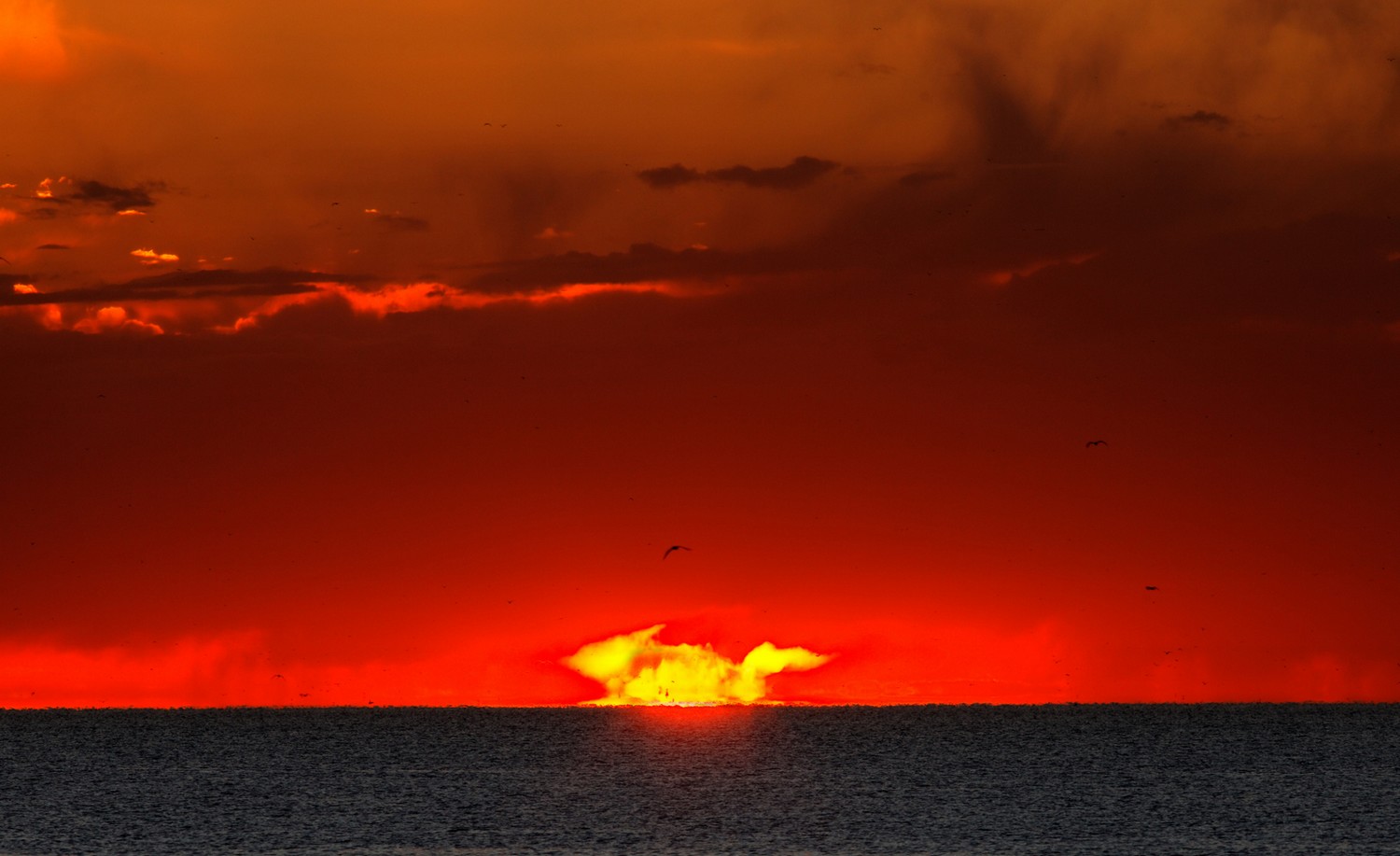 Stupéfiant lever de soleil argentin. © L. Argerich
