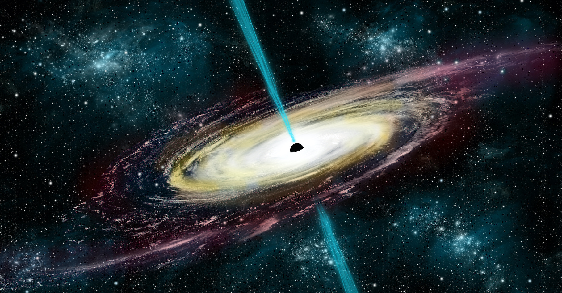 En sondant les rayons X émis par un trou noir supermassif, des astronomes ont enfin compris comment ces objets étonnants accélèrent des particules à des vitesses proches de celles de la lumière. © cosmicvue, Adobe Stock