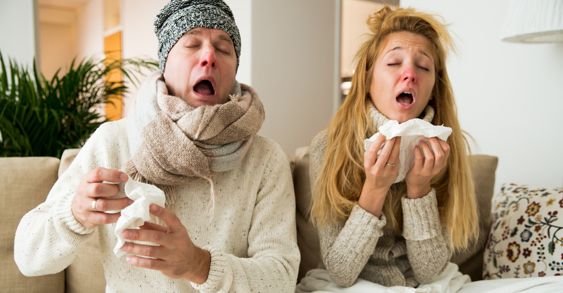 Des chercheurs ont établi un lien entre les bactéries qui vivent dans notre nez et dans notre gorge ainsi que notre sensibilité au virus de la grippe. © ladysuzy, Fotolia