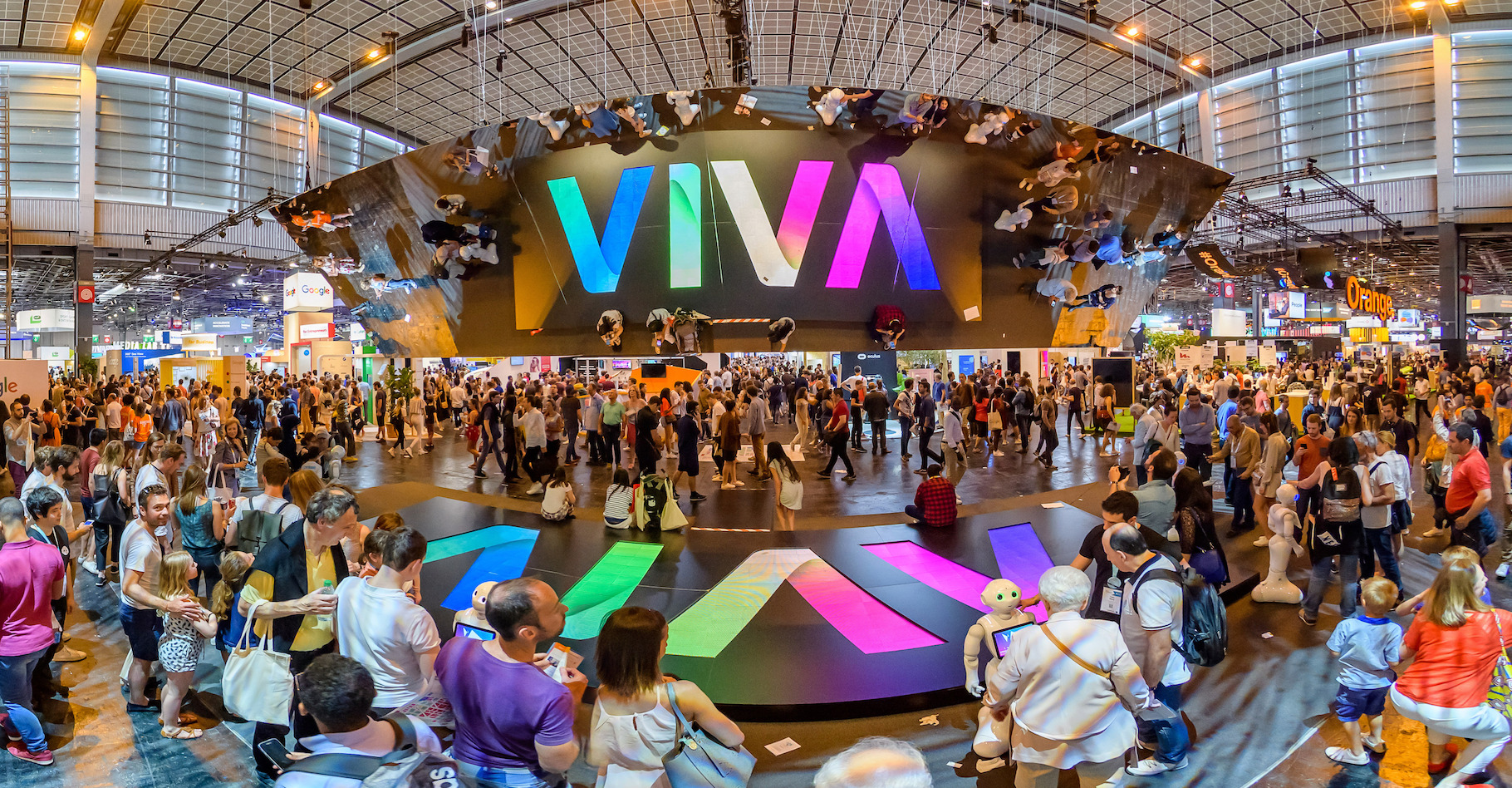 L’édition 2019 de VivaTechnology se tiendra à Paris du 16 au 18 mai. En 2018, ce salon de l’innovation avait attiré plus de 100.000 participants. © Sipa VivaTechnology 