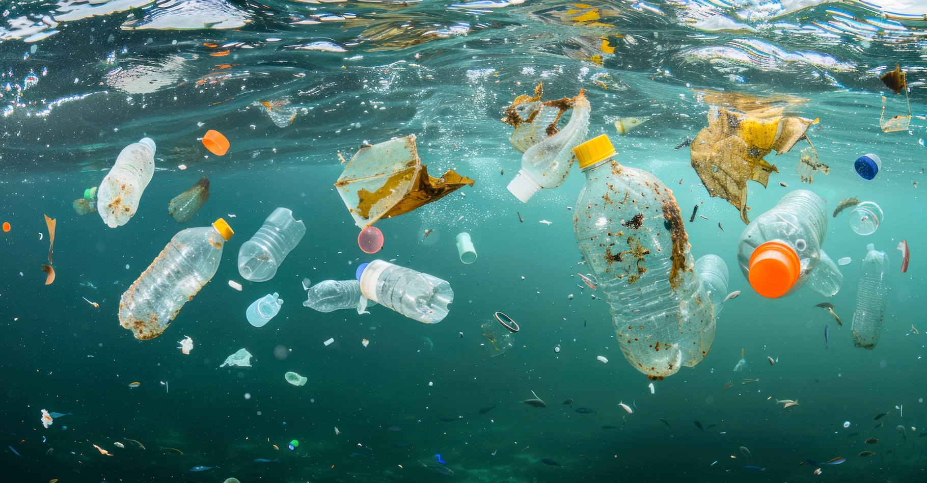 Des chercheurs de l’organisation non gouvernementale The Ocean Cleanup (Pays-Bas) révèlent une explosion du nombre de fragments de plastique dans le vortex de déchets du Pacifique Nord. © Kondor83, Adobe Stock