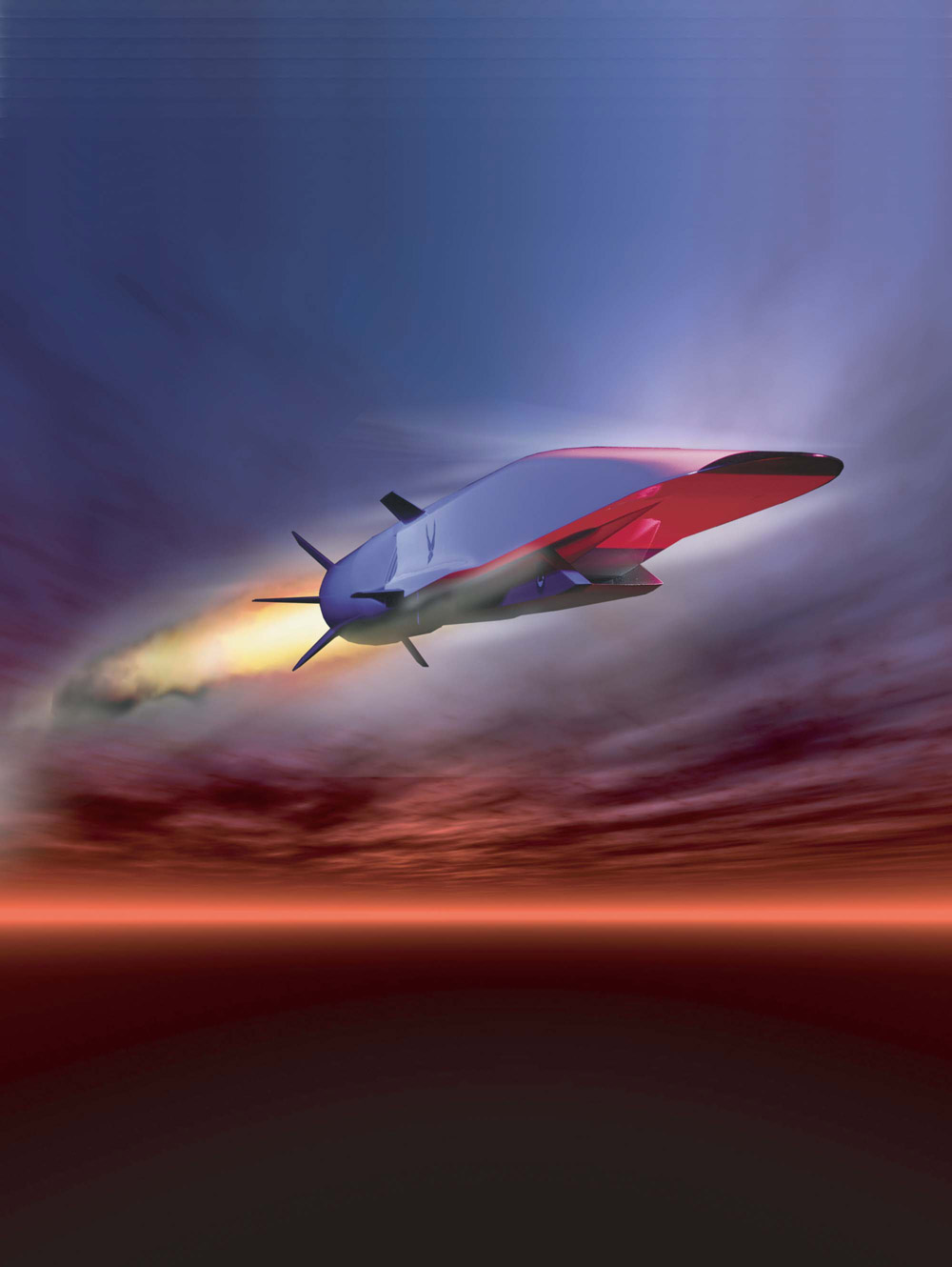 Le X-51 Waverider a réussi son vol d'essai et battu le record du plus long vol hypersonique, alors détenu par l'X-43A. Crédit Boeing