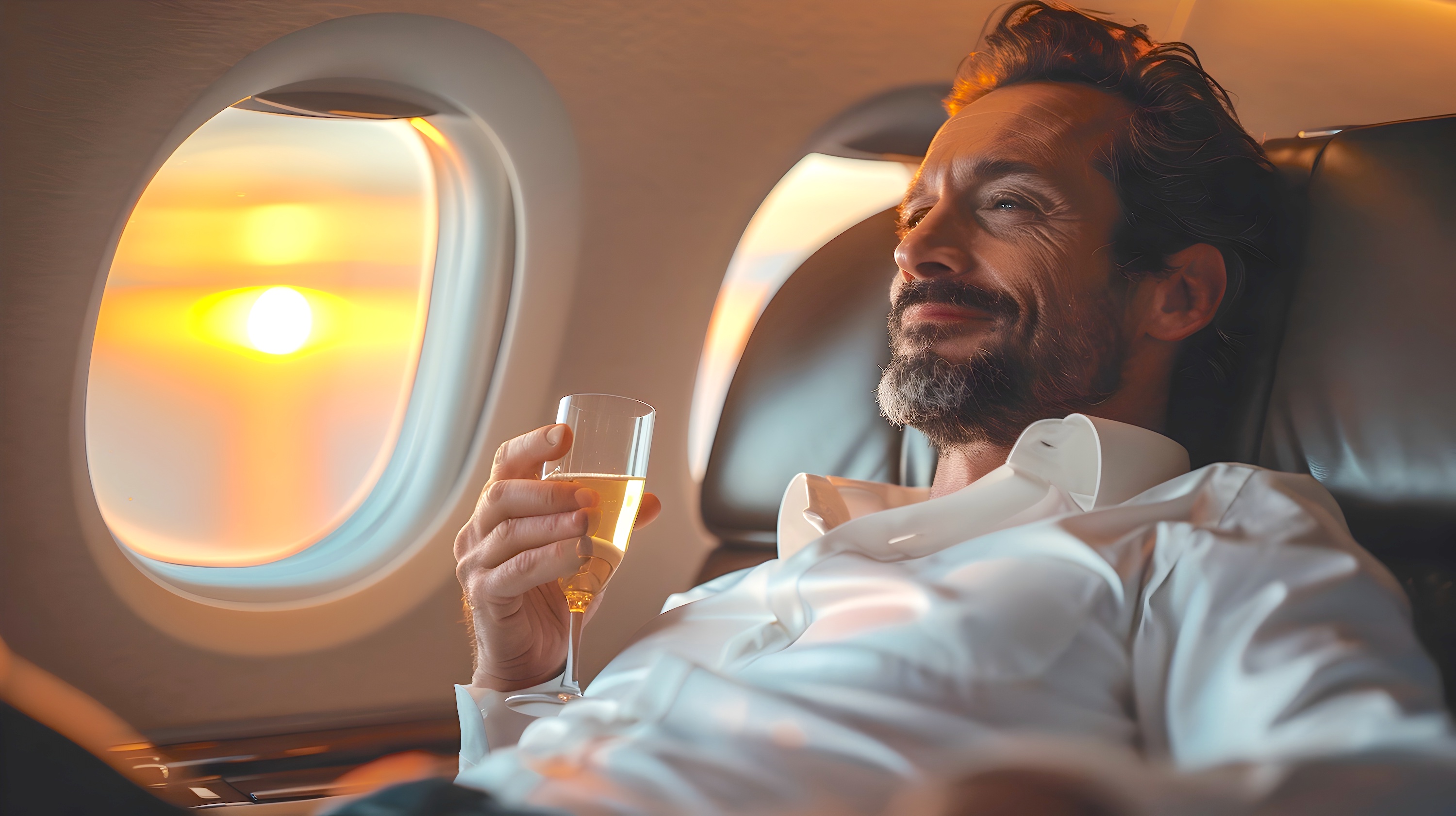 Boire de l'alcool en avion, et profiter d'une sieste, serait néfaste pour la santé, d'après une nouvelle étude. © kiatipol, Adobe Stock