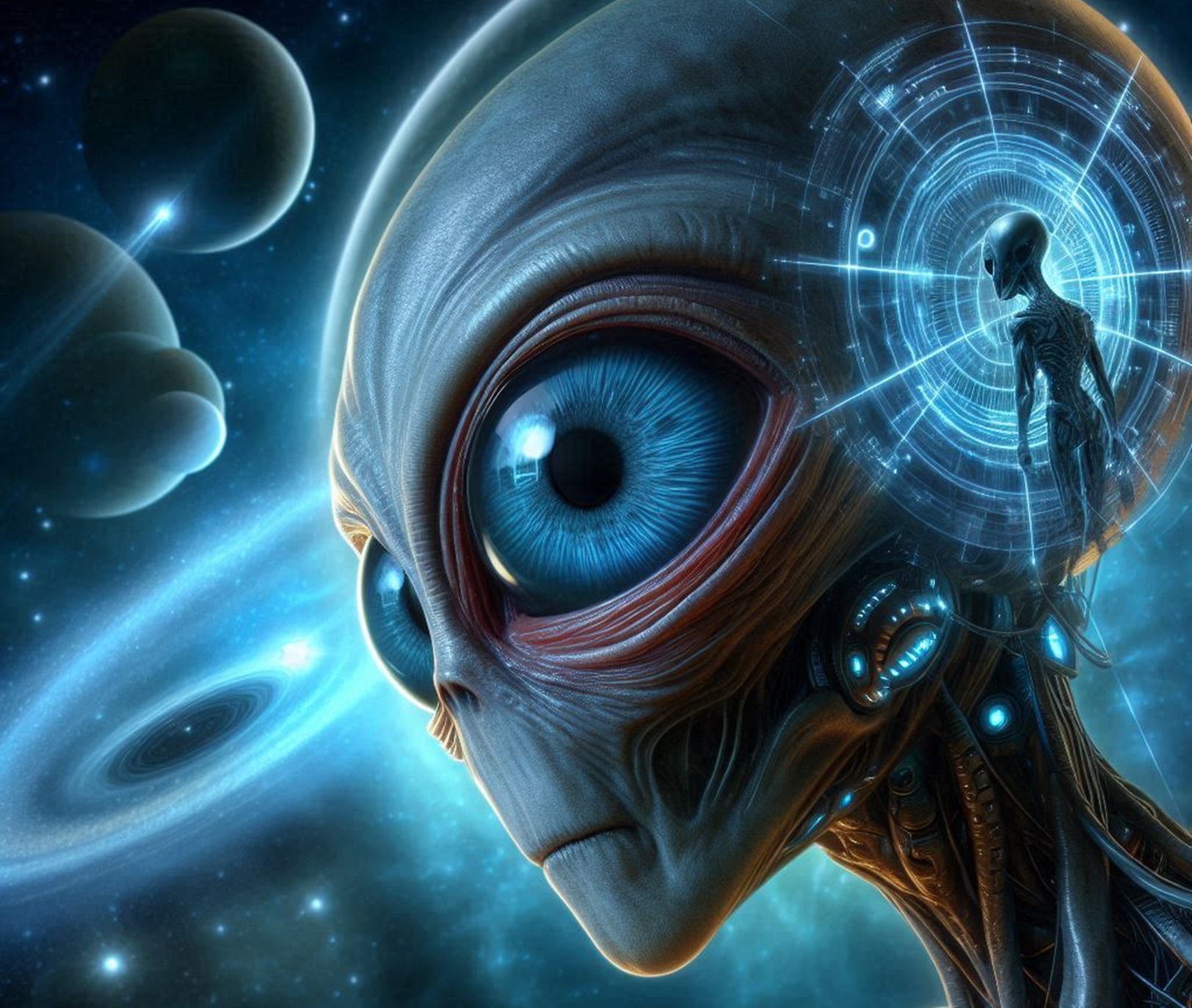 Un extraterrestre ressemble-t-il vraiment à cette image d'artiste ? © 2024 Microsoft Corporation