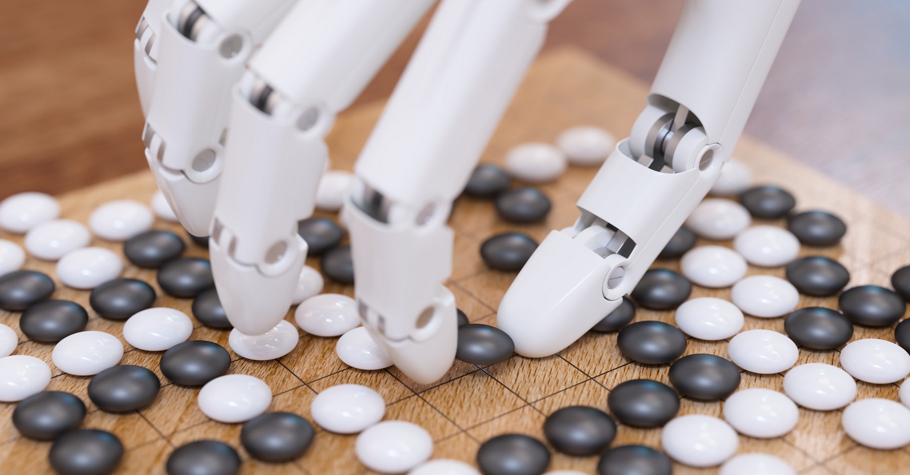 Le jeu de go était le dernier jeu de réflexion qui résistait encore aux algorithmes de calcul. Le programme d’intelligence AlphaGo a mis fin à la supériorité humaine. © Sergey, Fotolia