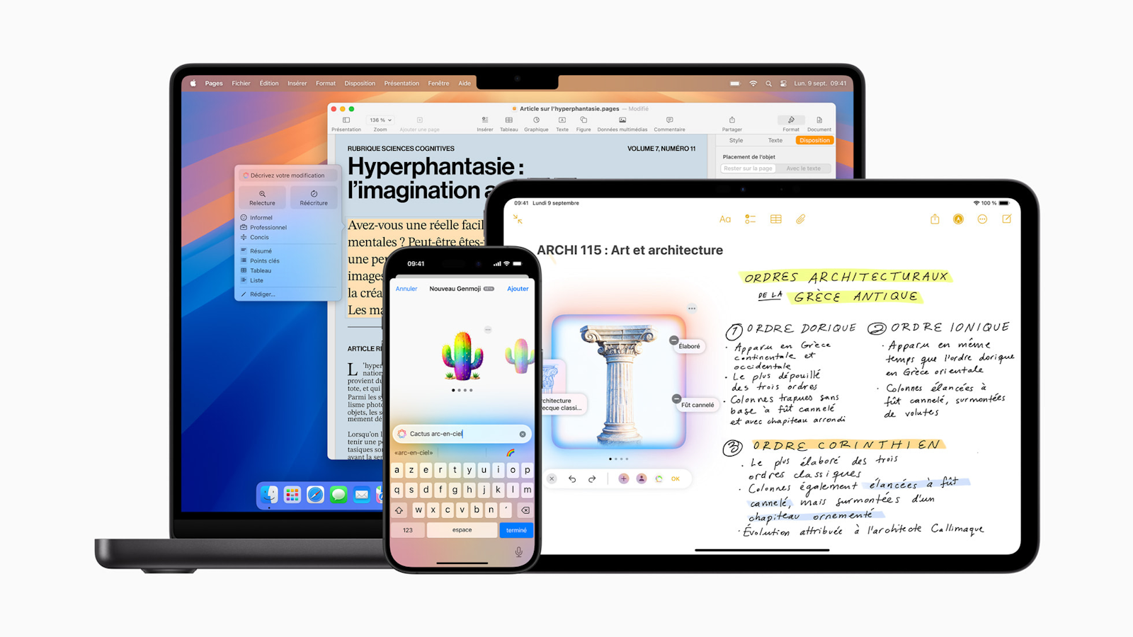 Apple Intelligence débarque enfin en France. © Apple