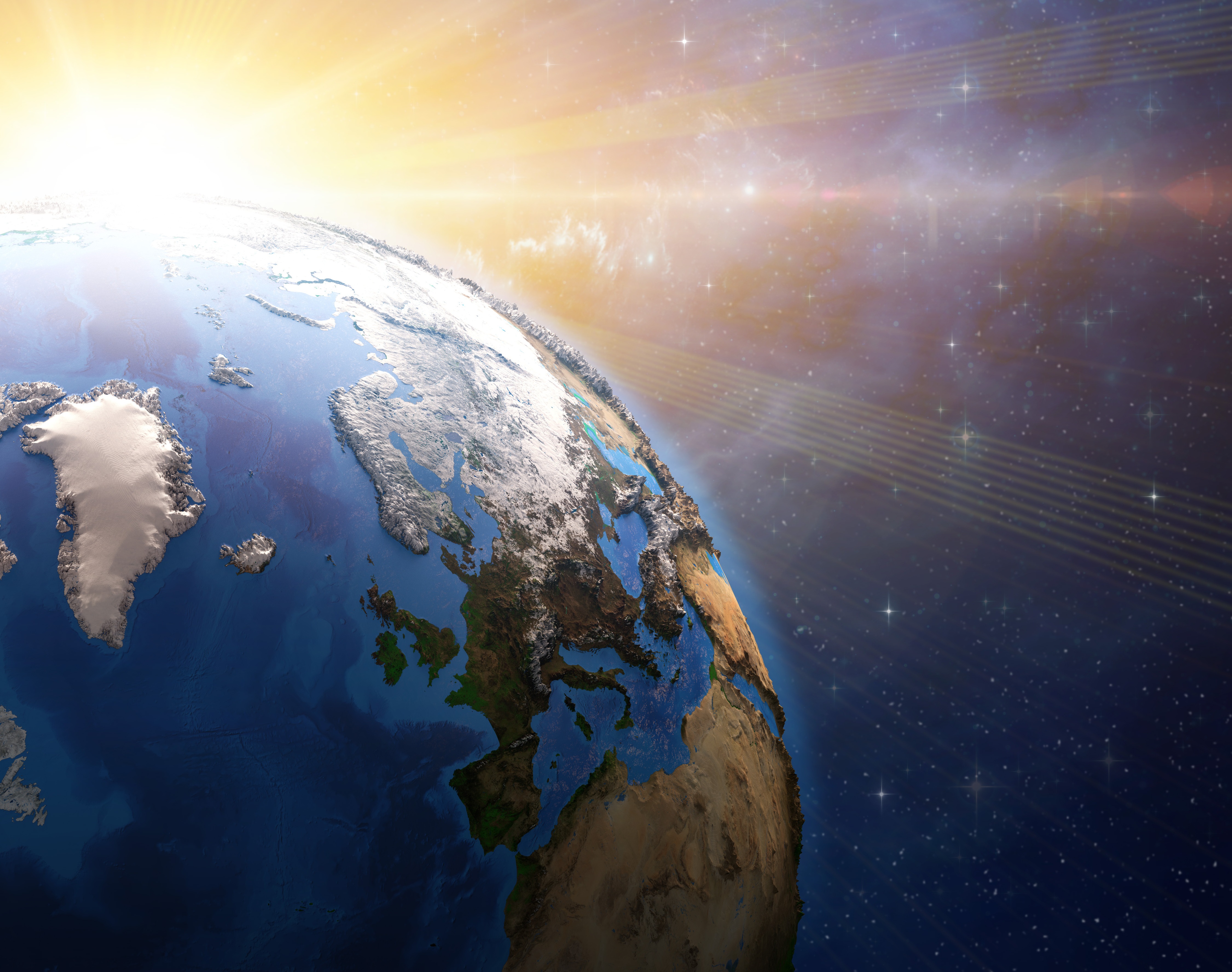 Le réchauffement de l'Arctique a des conséquences sur la météo en Europe. © mozZz, Adobe Stock