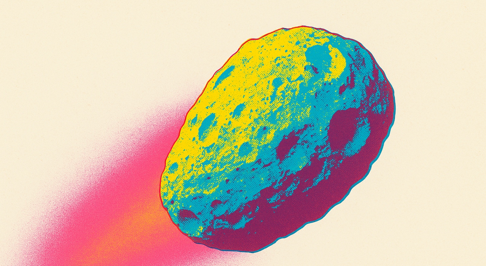 Les dernières données renvoyées par le télescope spatial James-Webb montrent que l’astéroïde 2024 YR4, qui a un temps menacé notre Terre, a en réalité plutôt 4,3 % de chances de rentrer en collision avec notre Lune en décembre 2032. © XD, ChatGPT