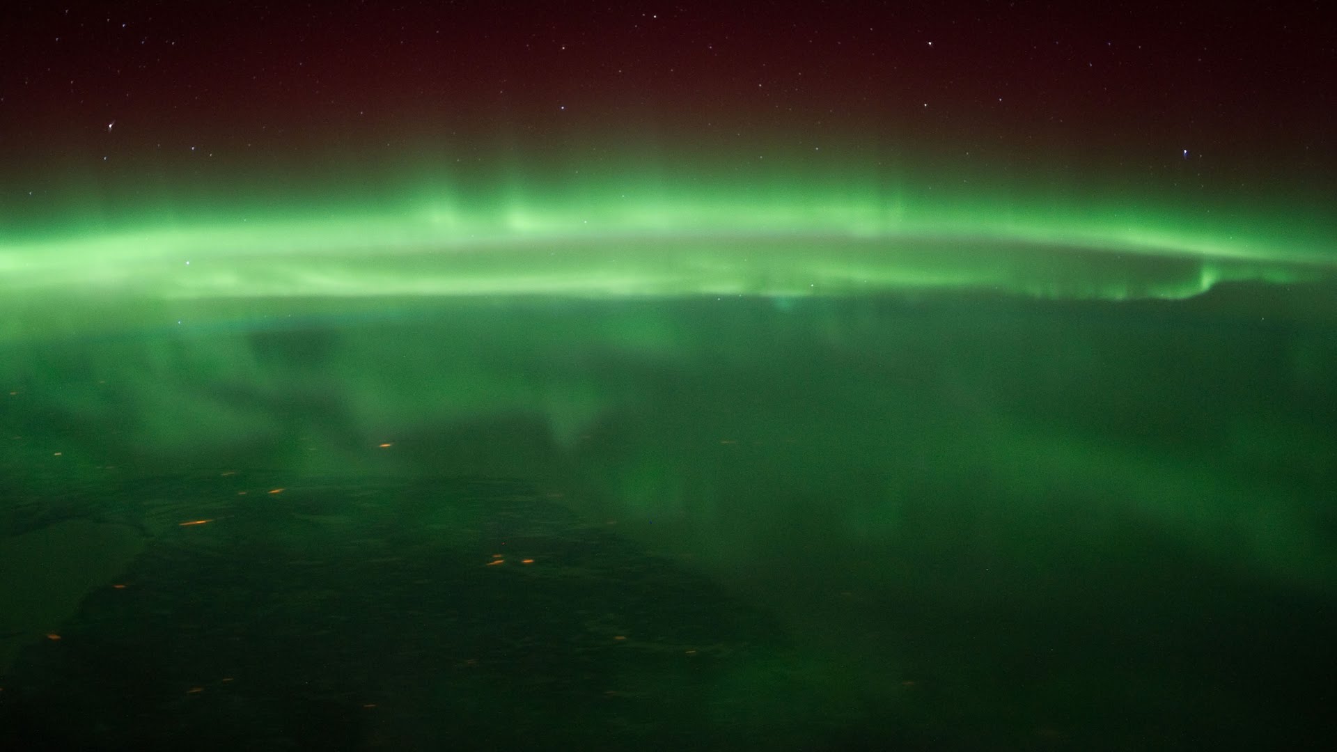 De magnifiques aurores filmées depuis l'ISS
