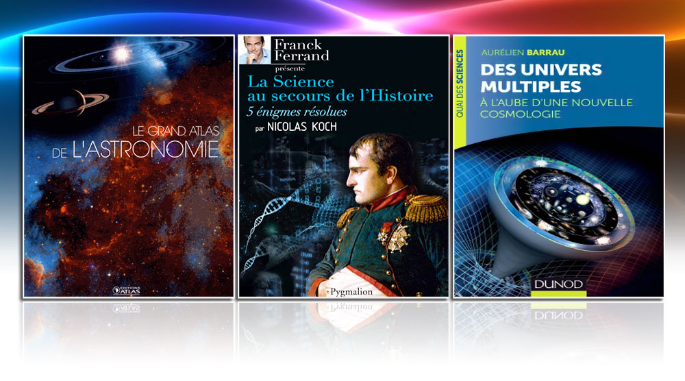 Trois livres de sciences et d'images. © DR