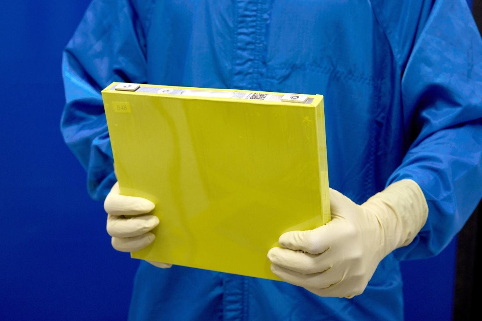 Un prototype de cellule pour la nouvelle batterie LMR. © General Motors, Steve Fecht