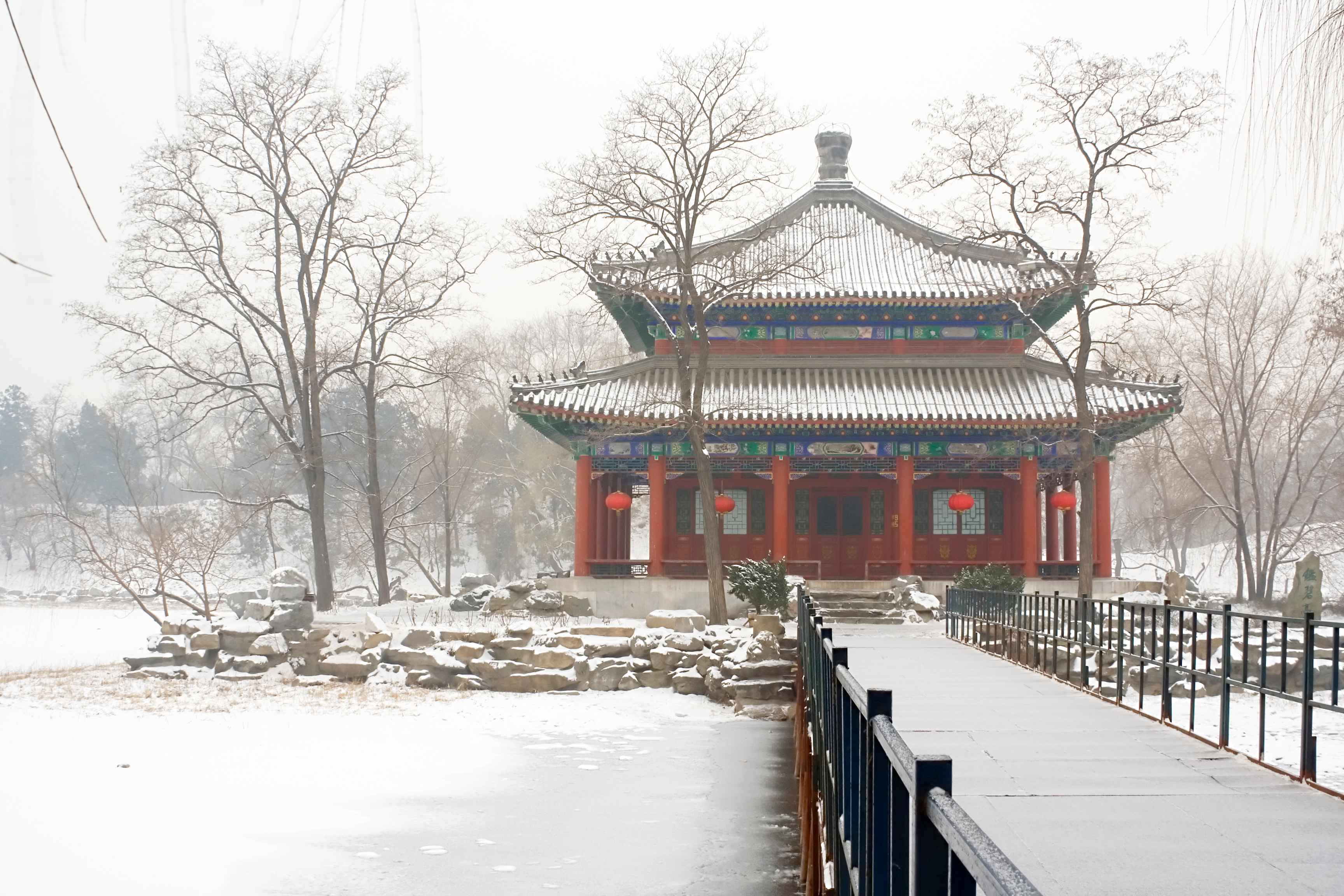 La Chine est confrontée à des conditions hivernales extrêmes depuis une semaine : des records de froid et un violent blizzard au cours du week-end dernier. © Yong Hian Lim, Adobe Stock