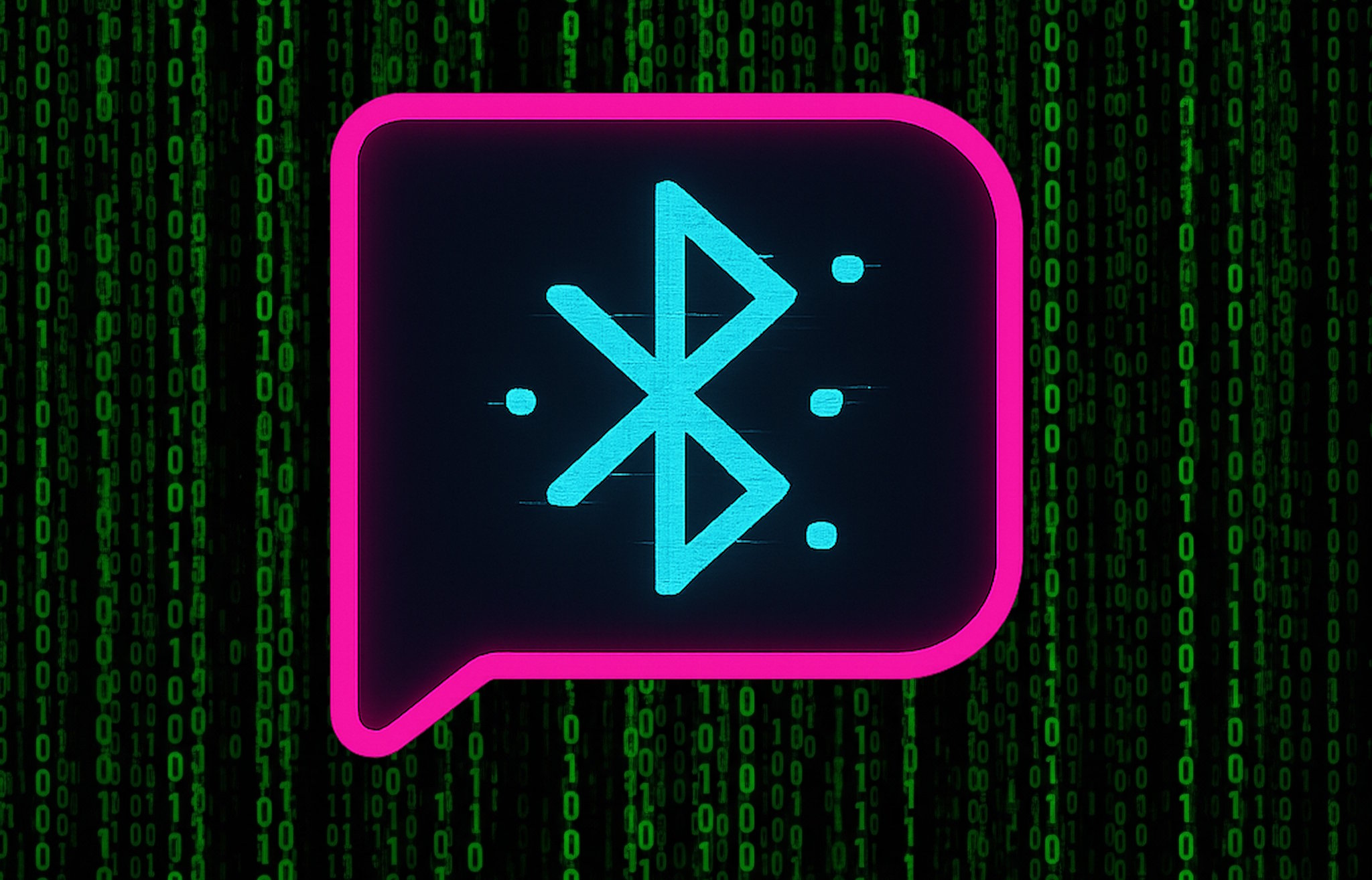 Le logo de la nouvelle application bitchat. © Jack Dorsey, Gemini