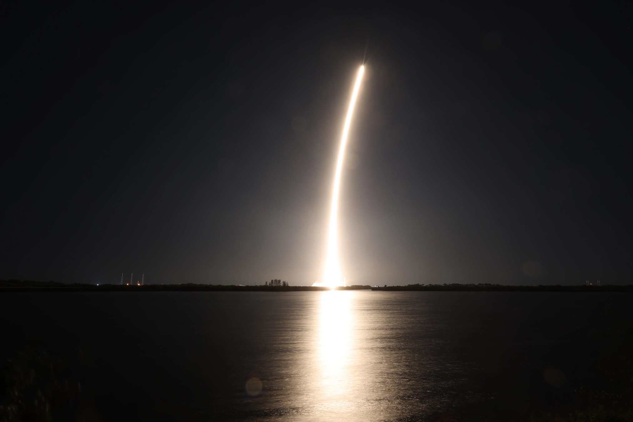 Décollage de la Falcon 9 depuis Cap Canaveral. © Nasa, Frank Michaux