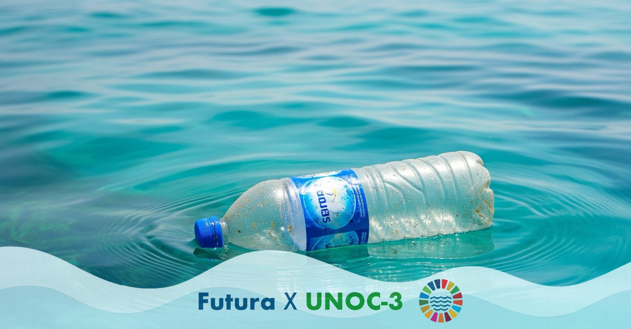 Un nouveau type de plastique peut être dissous dans de l’eau de mer. © Image générée par IA Gemini